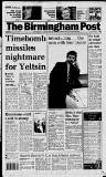 Birmingham Daily Post Thursday 30 January 1992 Page 1