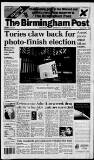 Birmingham Daily Post Thursday 09 April 1992 Page 1