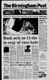 Birmingham Daily Post Friday 01 May 1992 Page 1