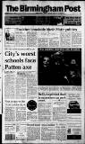 Birmingham Daily Post Thursday 08 October 1992 Page 1