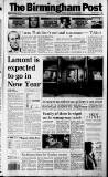 Birmingham Daily Post Monday 30 November 1992 Page 1