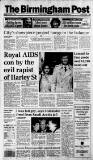 Birmingham Daily Post Tuesday 01 December 1992 Page 1