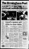 Birmingham Daily Post Friday 29 January 1993 Page 1