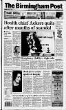 Birmingham Daily Post Saturday 09 January 1993 Page 1