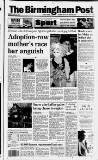 Birmingham Daily Post Monday 25 January 1993 Page 1