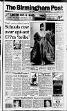 Birmingham Daily Post Tuesday 26 January 1993 Page 1
