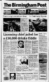 Birmingham Daily Post Saturday 13 March 1993 Page 1