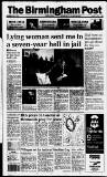 Birmingham Daily Post Thursday 08 April 1993 Page 1