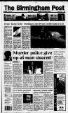 Birmingham Daily Post Saturday 26 June 1993 Page 1