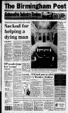 Birmingham Daily Post Thursday 12 August 1993 Page 1