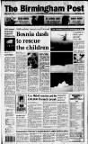 Birmingham Daily Post Friday 13 August 1993 Page 1