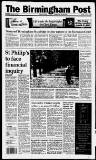 Birmingham Daily Post Saturday 16 October 1993 Page 1