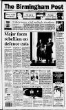 Birmingham Daily Post Tuesday 19 October 1993 Page 1