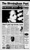 Birmingham Daily Post Friday 22 October 1993 Page 1