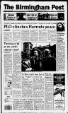 Birmingham Daily Post Saturday 23 October 1993 Page 1