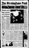Birmingham Daily Post Thursday 28 October 1993 Page 1