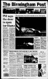 Birmingham Daily Post Monday 15 November 1993 Page 1
