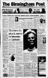 Birmingham Daily Post Wednesday 12 January 1994 Page 1
