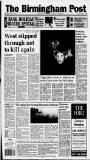 Birmingham Daily Post Tuesday 03 January 1995 Page 1