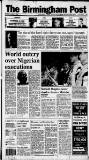 Birmingham Daily Post Saturday 11 November 1995 Page 1