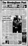 Birmingham Daily Post Wednesday 17 January 1996 Page 1