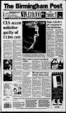 Birmingham Daily Post Thursday 25 January 1996 Page 1