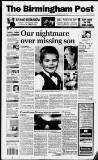 Birmingham Daily Post Saturday 01 August 1998 Page 1