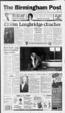 Birmingham Daily Post Thursday 01 April 1999 Page 1