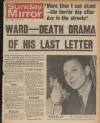 Sunday Mirror Sunday 04 August 1963 Page 1
