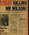 Sunday Mirror Sunday 04 September 1966 Page 1