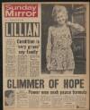 Sunday Mirror Sunday 13 December 1970 Page 1