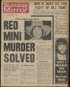 Sunday Mirror Sunday 10 January 1971 Page 1