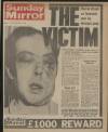 Sunday Mirror Sunday 29 October 1978 Page 1