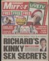 Sunday Mirror Sunday 15 December 1996 Page 1