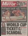 Sunday Mirror Sunday 28 June 1998 Page 1