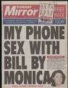 Sunday Mirror Sunday 20 September 1998 Page 1