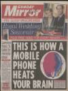 Sunday Mirror Sunday 07 March 1999 Page 1