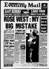 Birmingham Mail Wednesday 01 November 1995 Page 1