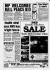 Ct EVENING MAIL FRIDAY DECEMBER 29 1995 15 MR WELCOMES RAIL PEACE BID A million modernisation programme for the Cross