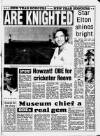 EVENING MAIL SATURDAY DECEMBER 30 1995 7 NEW HONOURS HONOURS Star Elton bright shines I BOWLED OVER: Dermot Reeve at