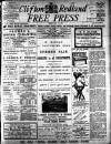 Clifton and Redland Free Press Friday 12 July 1895 Page 1