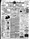 Clifton and Redland Free Press Friday 27 August 1897 Page 1