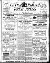 Clifton and Redland Free Press Friday 11 March 1898 Page 1