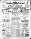Clifton and Redland Free Press Friday 17 June 1898 Page 1