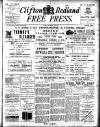 Clifton and Redland Free Press Friday 23 September 1898 Page 1