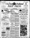 Clifton and Redland Free Press Friday 07 April 1899 Page 1