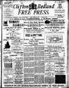 Clifton and Redland Free Press Friday 20 October 1899 Page 1