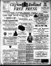 Clifton and Redland Free Press Friday 27 July 1900 Page 1