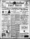Clifton and Redland Free Press Friday 17 August 1900 Page 1