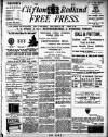 Clifton and Redland Free Press Friday 31 August 1900 Page 1
